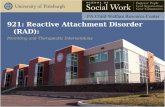 Parenting and Therapeutic Interventions 921: Reactive Attachment Disorder (RAD):