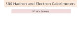 SBS Hadron and Electron Calorimeters Mark Jones. SBS Hadron and Electron Calorimeters Mark Jones Overview of GEn, GMn setup Overview of GEp setup The.
