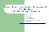 Space Grant Workforce Development Initiative: Initial Survey Results Michaela Schaaf Karisa Vlasek Mary Fink Brent Bowen Melissa Wurdeman NASA Nebraska.