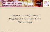 Chapter Twenty-Three: Paging and Wireless Data Networking.