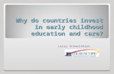 Why do countries invest in early childhood education and care? Larry Schweinhart.