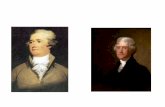 Alexander HamiltonThomas Jefferson FederalistRepublican.