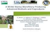 A Winter Barley Biorefinery Producing Advanced Biofuels and Coproducts K. Hicks*, N. Nghiem, A. Boateng, C. Mullen, D. Johnston, and R. Moreau Sustainable.