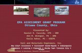 EPA ASSESSMENT GRANT PROGRAM Ottawa County, Ohio Presented by: Daniel R. Cassidy, CPG - SME Ann M. Winegar, PG - SME Karla Auker, PG – USEPA Soil and Materials.