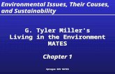 Sprague ENV MATES Environmental Issues, Their Causes, and Sustainability G. Tyler Miller’s Living in the Environment MATES Chapter 1 G. Tyler Miller’s.