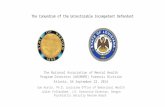 The Conundrum of the Unrestorable Incompetent Defendant The National Association of Mental Health Program Directors (NASMHPD) Forensic Division Atlanta,