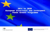 2014 to 2020 European Structural and Investment Funds Growth Programme.