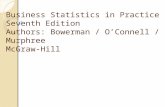 Business Statistics in Practice Seventh Edition Authors: Bowerman / O’Connell / Murphree McGraw-Hill.