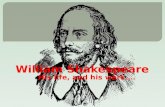 His life, and his work…..  Shakespeare was baptized on April 26, 1564 and it is assumed that he was born on April 23, 1564. We also know that in 1582.