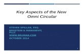 STEVEN SPILLAN, ESQ. BRUSTEIN & MANASEVIT, PLLC  OCTOBER 2014 1 Key Aspects of the New Omni Circular.