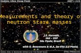 J.E. Horvath, IAG – USP São Paulo, Brazil with O. Benvenuto & M.A. De Vito (La Plata) Measurements and theory of neutron stars masses.