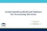 Understanding Medicaid Options for Accessing Services NCSHA 2014 Conference Boston MA Martha Knisley Technical Assistance Collaborative .