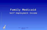 ETS – Results That Matter! Family Medicaid Self Employment Income.