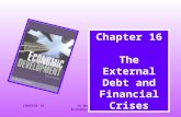 CHAPTER 16©E.Wayne Nafziger Development Economics 1 Chapter 16 The External Debt and Financial Crises.