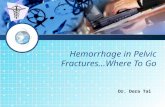LOGO Hemorrhage in Pelvic Fractures…Where To Go Dr. Dora Tai.