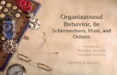 Organizational Behavior, 8e Schermerhorn, Hunt, and Osborn Prepared by Michael K. McCuddy Valparaiso University John Wiley & Sons, Inc.
