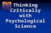 1 Thinking Critically with Psychological Science.