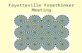 Fayetteville Freethinker Meeting February 15, 2006.