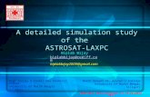 A detailed simulation study of the ASTROSAT-LAXPC WAPP-2013, Bose Institute, 17-19 December 2013 Biplab Bijay biplabbijay@rediff.com biplabbijay2009@gmail.com.