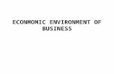 ECONMOMIC ENVIRONMENT OF BUSINESS. Economic environment-major constituents 1.Global environment 2.Domestic environment Global environment: This involves.