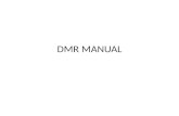 DMR MANUAL. CLICK ON DMR CLICK ON NEW USERS FILL SENDER REGISTRATION FORM WITH CORRECT INFORMATION.