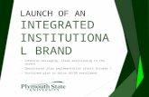 LAUNCH OF AN INTEGRATED INSTITUTIONAL BRAND Cohesive messaging, clear positioning in the market Operational plan implementation starts October 1 Sustained.