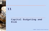 11 Capital Budgeting and Risk ©2006 Thomson/South-Western.