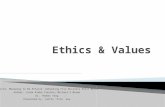 Article: Managing to Be Ethical: Debunking Five Business Ethic Myths Author: Linda Klebe Treviño; Michael E Brown Dr. Thomas Tang Presented by: Yunfan.