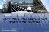COMPANY PRESENTATION STAR 8 INDONESIA Tjakra Bratakusumo – Executive Director/Owner Heru Bratakusumo – Director.