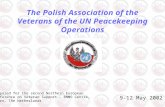 The Polish Association of the Veterans of the UN Peacekeeping Operations Prepared for the second Northern European Conference on Veteran Support – BNMO.