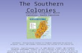 The Southern Colonies Maryland, Virginia, North Carolina, South Carolina California - History/Social Science 5.4 Students understand the political, religious,