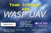 John Meissner Leo Nakanishi Ryan McDonell Patty Martinez Team Stinger-409 presents Aereon Corps.’: Project Sponsor: Bill Putman Project Advisor: Dr. Jim.