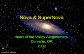 Nova & SuperNova Heart of the Valley Astronomers, Corvallis, OR 2007.