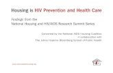 Housing is HIV Prevention and Health Care Findings from the National Housing and HIV/AIDS Research Summit Series Convened by the National AIDS Housing.