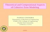 AMML Theoretical and Computational Aspects of Cohesive Zone Modeling NAMAS CHANDRA Department of Mechanical Engineering FAMU-FSU College of Engineering.