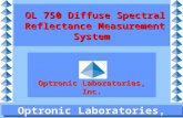 OL 750 Diffuse Spectral Reflectance Measurement System OL 750 Diffuse Spectral Reflectance Measurement System Optronic Laboratories, Inc.