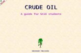 CRUDE OIL A guide for GCSE students KNOCKHARDY PUBLISHING.