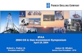 IPAA 2004 Oil & Gas Investment Symposium April 19, 2004 Robert L. Parker Jr.James W. Whalen President and CEO Senior Vice President - CFO.