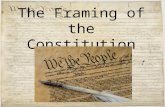 The Framing of the Constitution. Problems with the A.O.C. 1.Funding veterans’ pensions 2.Promoting trade 3.Handling the Indian threat 4.Dealing with worthless.
