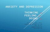 ANXIETY AND DEPRESSION THINKING SEEDS FEELING SEEDS DOING SEEDS Bob Schuppel, M.Ed., LPCC-S 17800 Chillicothe Road, Ste. 230 (440) 543-4771 bob@bobschuppel.com.