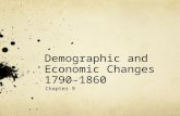 Demographic and Economic Changes 1790- 1860 Chapter 9.