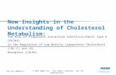 New Insights in the Understanding of Cholesterol Metabolism: The Role of Proprotein Convertase Subtilisin/Kexin Type 9 (PCSK9) in the Regulation of Low-Density.