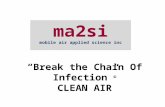 Ma2si mobile air applied science inc “Break the Chain Of Infection” © CLEAN AIR.