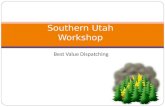 Best Value Dispatching Southern Utah Workshop. Agenda  Background  New Methodology  2 Step Process  Dispatch Priority  National Standards  National.