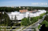2009/2010 Mykolas Romeris University for International Students.