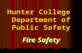 Hunter College Department of Public Safety Fire Safety.