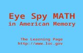 Eye Spy MATH in American Memory The Learning Page .