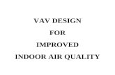 VAV DESIGN FOR IMPROVED INDOOR AIR QUALITY. “Air conditioning is the control of the humidity of air by either increasing or decreasing its moisture content.