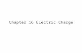 Chapter 16 Electric Charge. Electric charges of the same sign A.attract each other. B.repel each other. C.exert no forces on each other.