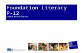 Foundation Literacy P-12 Loddon Mallee Region. CONTENTS Breakthrough Framework P 3 Literacy Beliefs P 4 Climate for Learning P 6 Effective Literacy in.